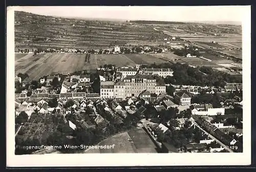 AK Wien-Strebersdorf, Teilansicht, Fliegeraufnahme