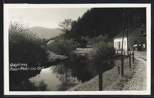 AK Rohr i. Gebirge, Idyll im Ort