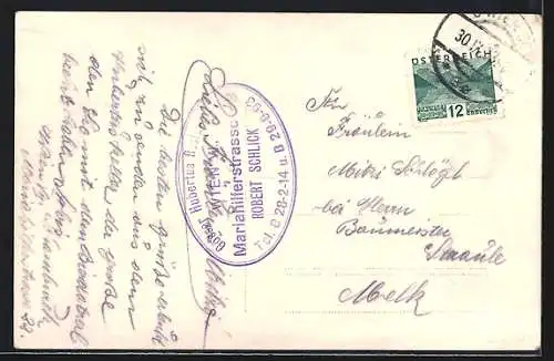 AK Wien, Gasthaus Hubertus Gösser, Mariahilferstrasse, Innenansicht, Reklame für Gösser Bier