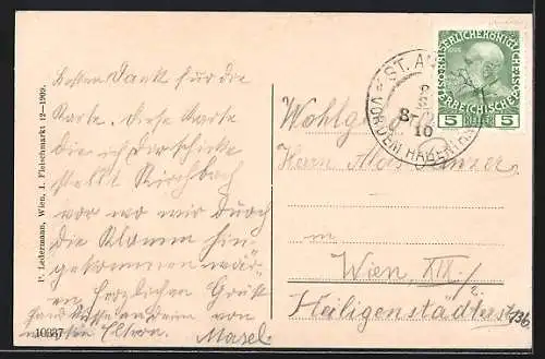 AK St. Andrä-Wördern, Unter-Kirchbach, Teilansicht mit Strasse