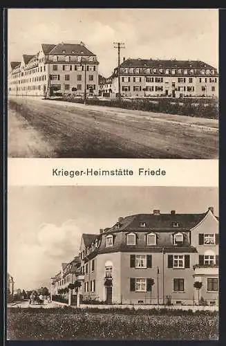 AK Frankfurt-Ginnheim, Wohnsiedlung Friede mit Krieger-Heimstätte