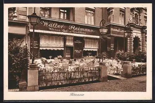 AK Berlin-Charlottenburg, Konditore-Cafe Walter Reimann, Kurfürstendamm 35