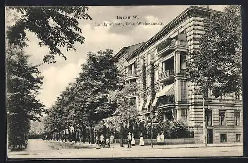 AK Berlin-Tiergarten, Landgrafenstrasse Ecke Wichmannstrasse