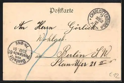 AK Berlin-Charlottenburg, Häuserfassaden in der Kantstrasse