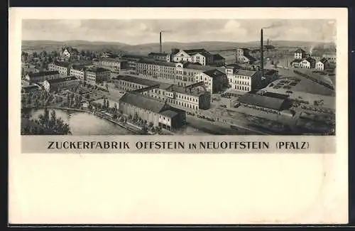 AK Neuoffstein /Pfalz, Die Zuckerfabrik Offstein