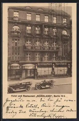 AK Berlin, Hotel und Restaurant Nordland, Invalidenstrasse 115