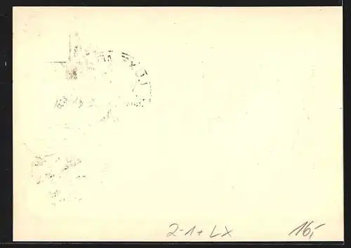 AK Luxemburg, Tag der Briefmarke 1941