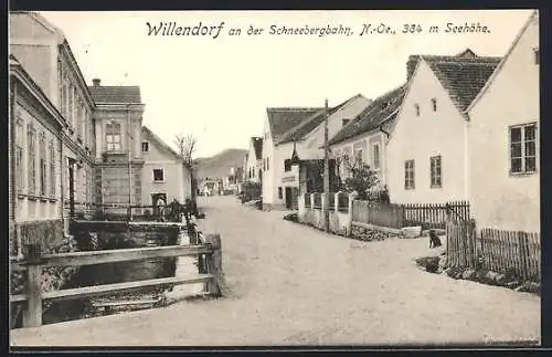 AK Willendorf, Strassenpartie