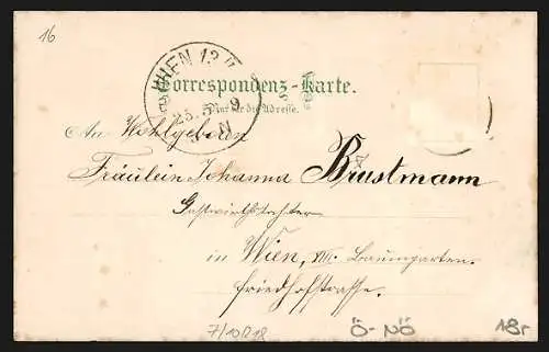 Mondschein-Lithographie Gaming /N.-Oe., Ötscher-Schutzhaus, Thormäuer, Lunzersee, Ortsansicht