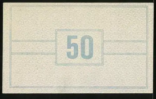 Notgeld Zwettl 1920, 50 Heller, Kirche und Stadtwappen