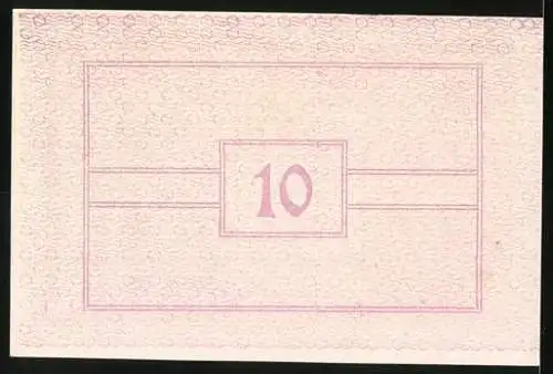 Notgeld Zwettl 1920, 10 Heller, Stadtansicht und Wappen, gültig bis 30. November 1920