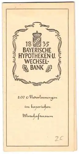 Kalender 1947, Bayerische Hypotheken - und Wechselbank