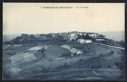 AK Castelnau-de-Montmiral, Vue générale