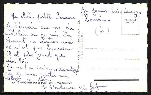 AK Cambounet-sur-le-Sor, Vue générale