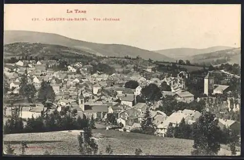 AK Lacaune-les-Bains, Vue générale