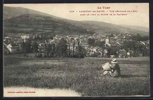 AK Lacaune-les-Bains, Vue générale de l`Est