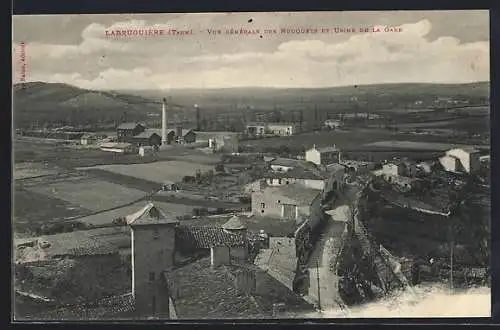 AK Labruguière, Vue générale et Usine de la Gare