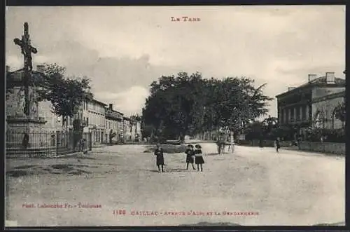 AK Gaillac, Avenue d`Albi et la Gendarmerie