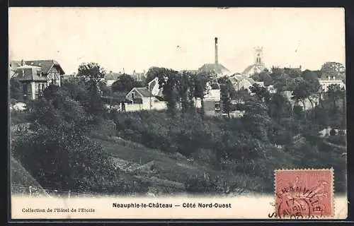 AK Neauphle-le-Chateau, Coté Nord-Ouest