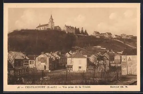 AK Chateaufort /S.-et-O., Vue prise de la Trinité