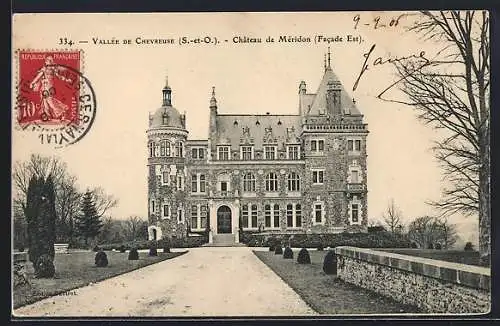 AK Chevreuse /S.-et-O., Chateau de Méridon Facade Est