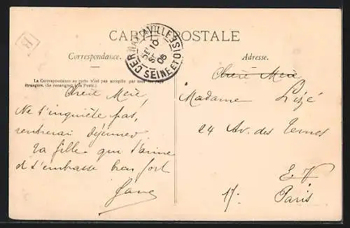 AK Chevreuse /S.-et-O., Chateau de Méridon Facade Est