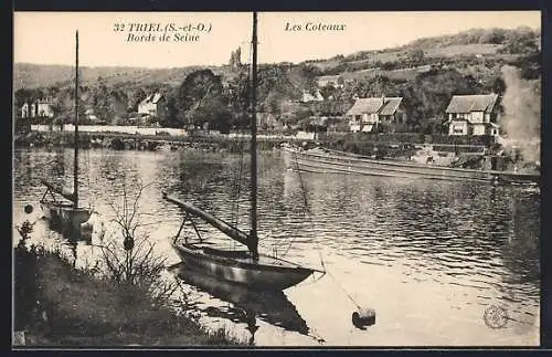 AK Triel, Les Coteaux, Segelboot, Lastkahn