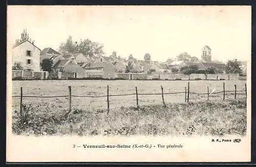 AK Verneuil-aur-Seine, Vue générale