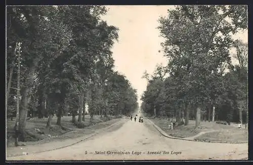 AK Saint Germain-en-Laye, Avenue des Loges