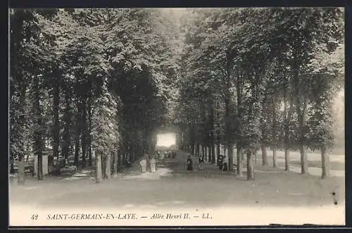 AK Saint-Germain-en-Laye, Allée Henri II