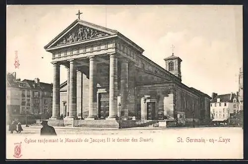 AK St. Germain-en-Laye, Eglise renfermant le Mausolée de Jaques II. le dernier des Stuarts