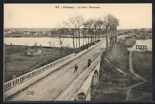 AK Poissy, Le Pont, Panorama