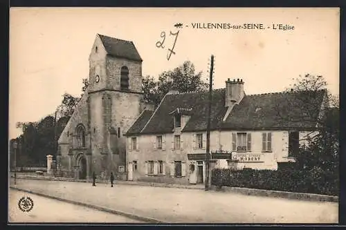 AK Villennes-sur-Seine, L`Eglise