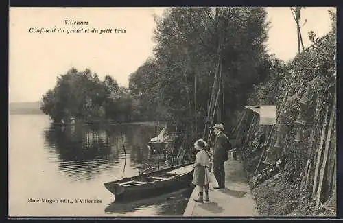 AK Villennes, Confluent du grand et du petit bras