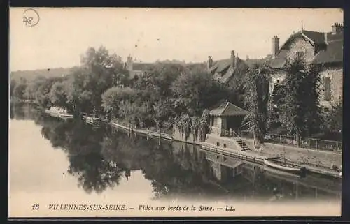 AK Villennes-sur-Seine, Villas aux bords de la seine