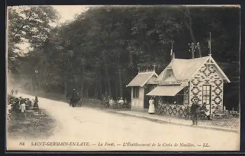 AK Saint-Germain-en-Laye, La Foret, Etablissement de la Croix de Noailles