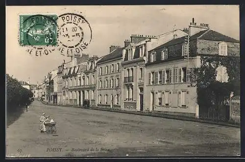 AK Poissy, Boulevard de la Seine