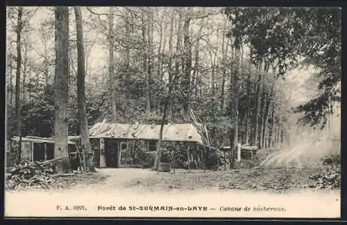 AK Saint-Germain-en-Laye, Foret de Saint-Germain-en-Laye, Cabane de bucherons