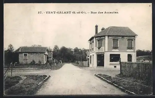 AK Vert-Galant /S.-et-O., Rue des Accacias