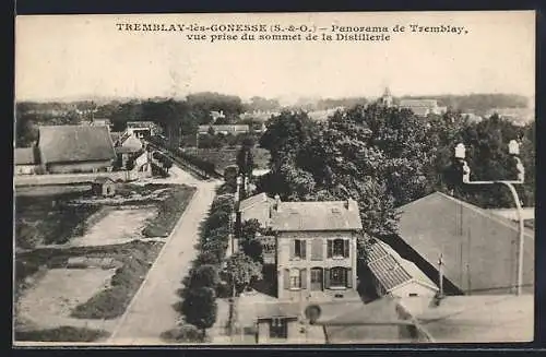 AK Tremblay-les-Gonesse, Panorama de Trembley, vue prise du sommet de la Distillerie