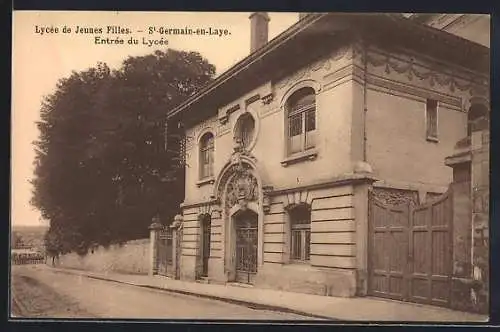 AK Saint-Germain-en-Laye, Lycée de Jeunes Filles, Entrée du Lycée