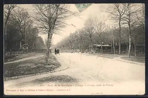 AK Saint-Germain, Foret de Saint-Germain, Passage à niveau, route de Poissy