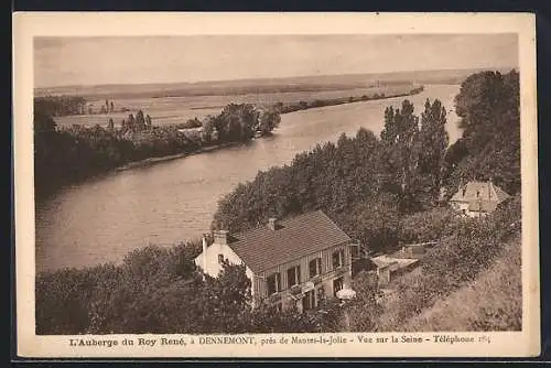 AK Dennemont, Vue sur la Seine