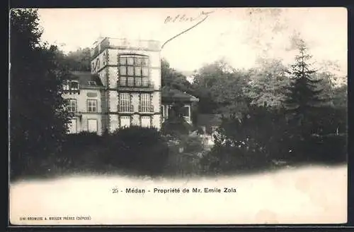 AK Médan, Propriété de Mr. Emile Zola