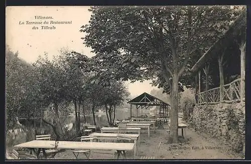 AK Villennes, La Terrase du Restaurant des Tilleuls