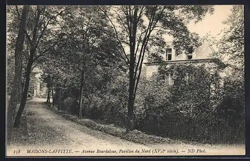 AK Maisons-Laffitte, Avenue Bourdaloue, Pavillon du Nord