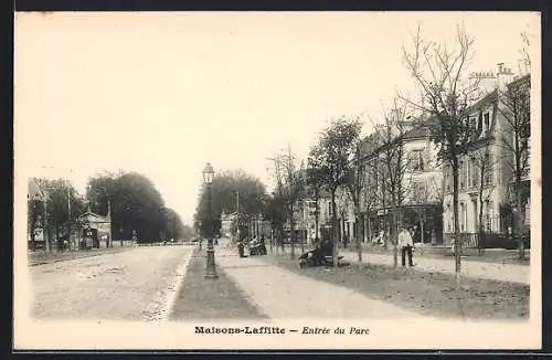 AK Maisons-Laffitte, Entrée du Parc