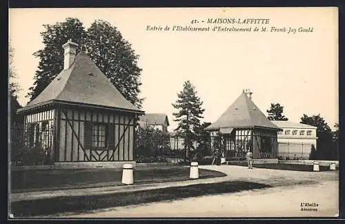 AK Maisons-Laffitte, Entrée de l`Etablissement d`Entrainement de M. Frank-Jay Gould