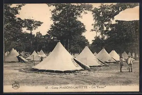 AK Maisons-Laffitte, Le Camp, les Tentes