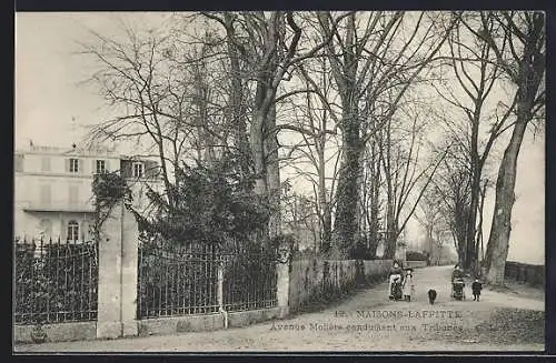 AK Maisons-Laffitte, Avenue Molière condusant aux Tribunes